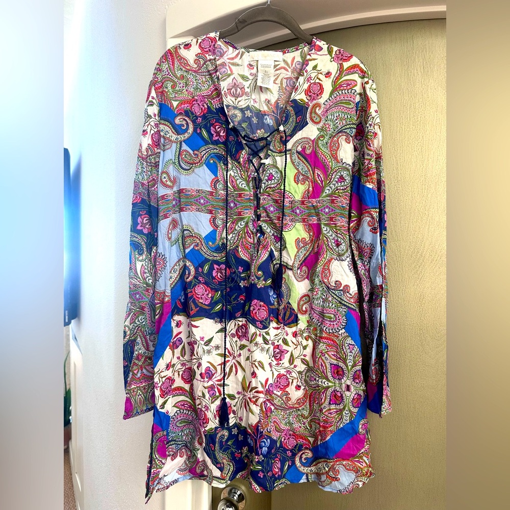 La Bianca swim coverup tunic L